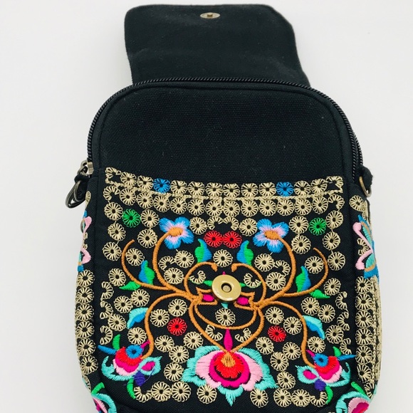 Boho Festival Embroidered Mini Purse - Picture 5 of 6